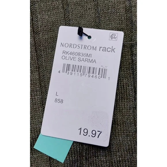 NWOT Abound Cardigan Sweater Size L Green - Picture 8 of 9